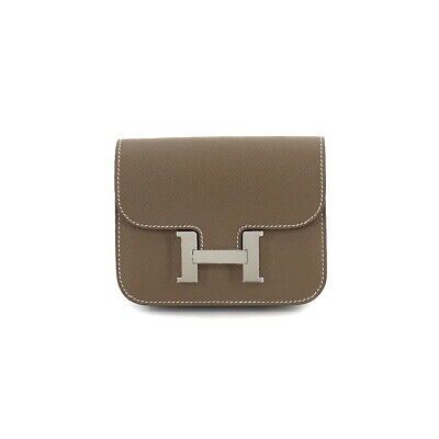 HERMES CONSTANCE SLIM BICOLOR WALLET  H082060CC18