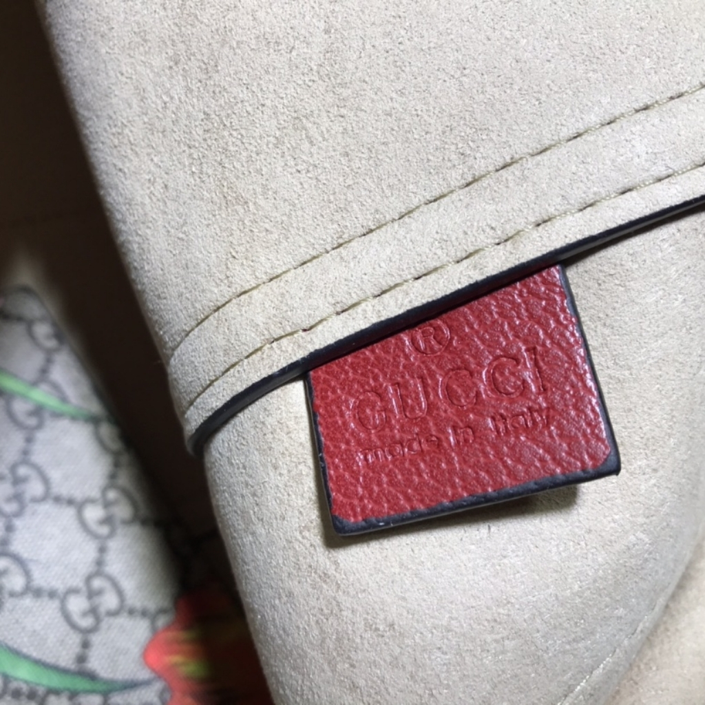 Gucci Ophidia GG Flora Medium Tote Bag Dark Red 44Cm 547947 HWHAC 8722 - Image 8