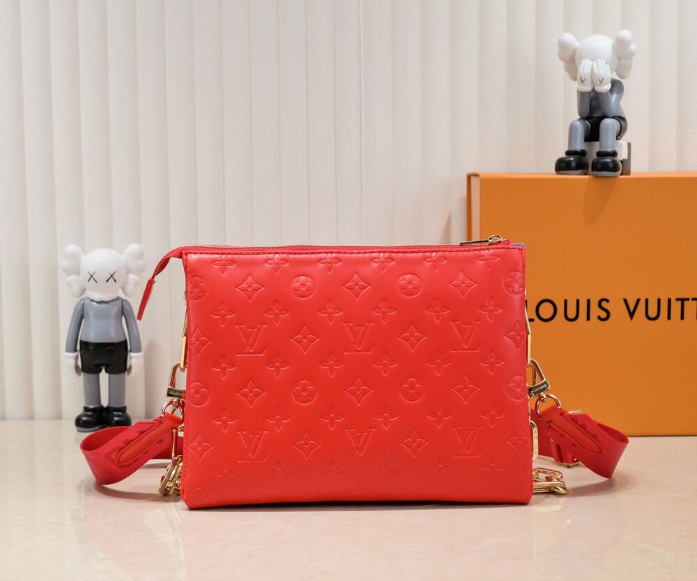 LOUIS VUITTON COUSSIN PM RED 26CM M57792 - Image 5