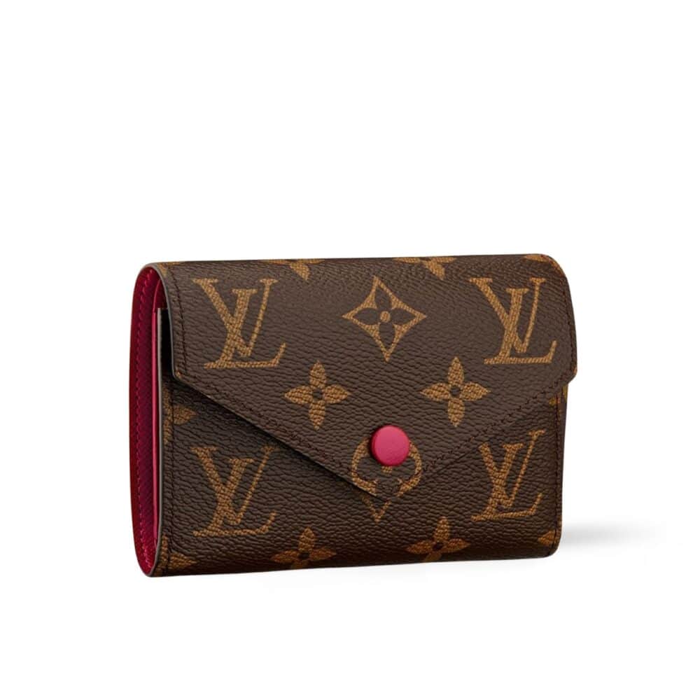 LOUIS VUITTON VICTORINE WALLET MONOGRAM FUCHSIA 12CM M41938