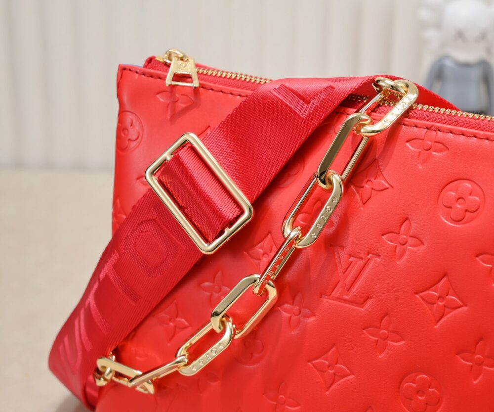LOUIS VUITTON COUSSIN PM RED 26CM M57792 - Image 6