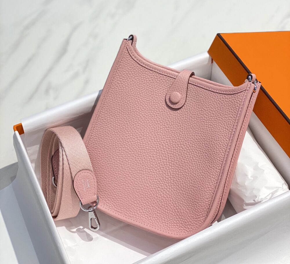 HERMES EVELYNE 16 AMAZONE PINK BAG 16CM - Image 9