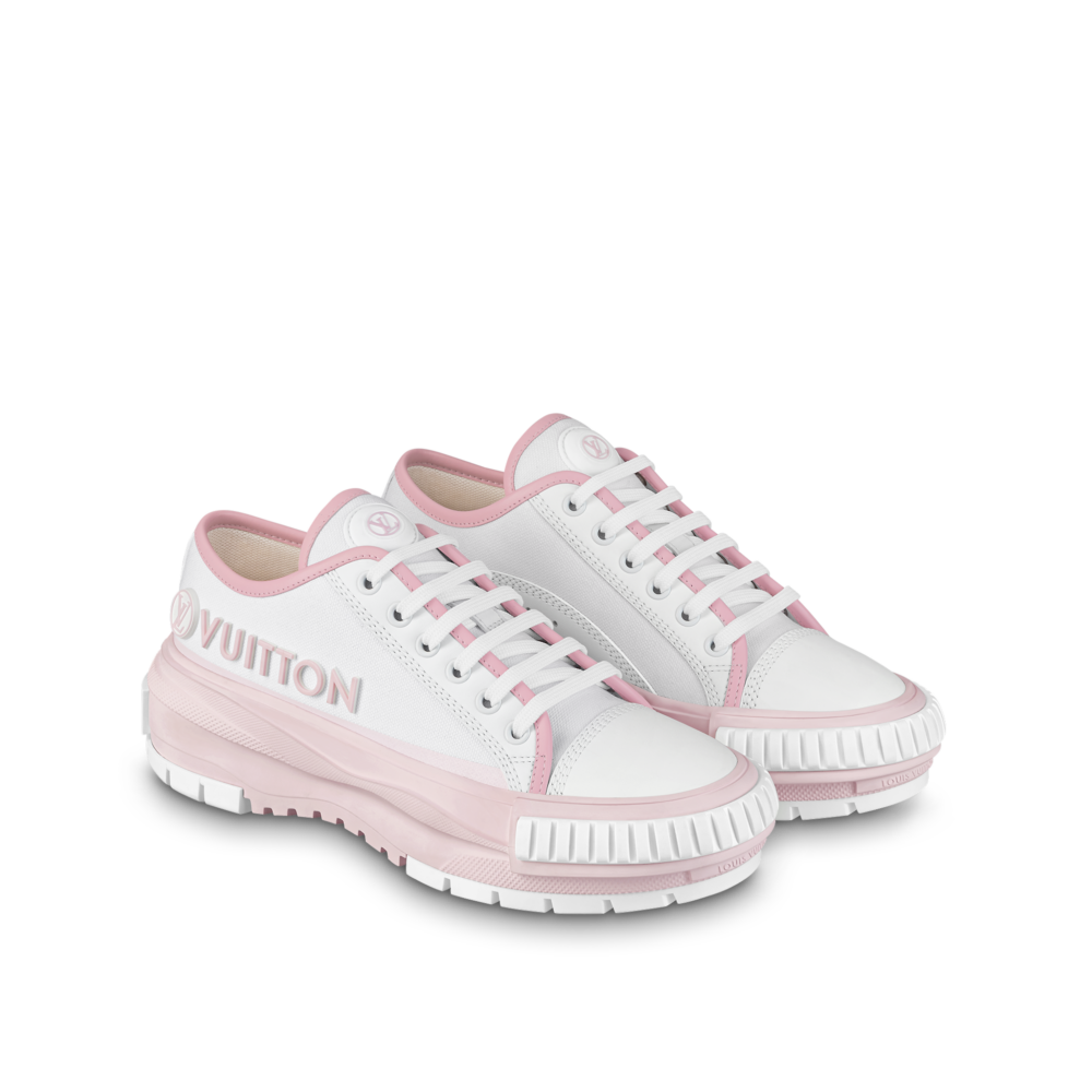 LOUIS VUITTON SQUAD SNEAKER ROSE CLAIR PINK 1AACW0
