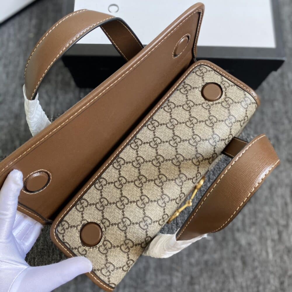 GUCCI HORSEBIT 1955 MINI TOP HANDLE BAG 27.5CM 645453 92TCG 8563 - Image 9
