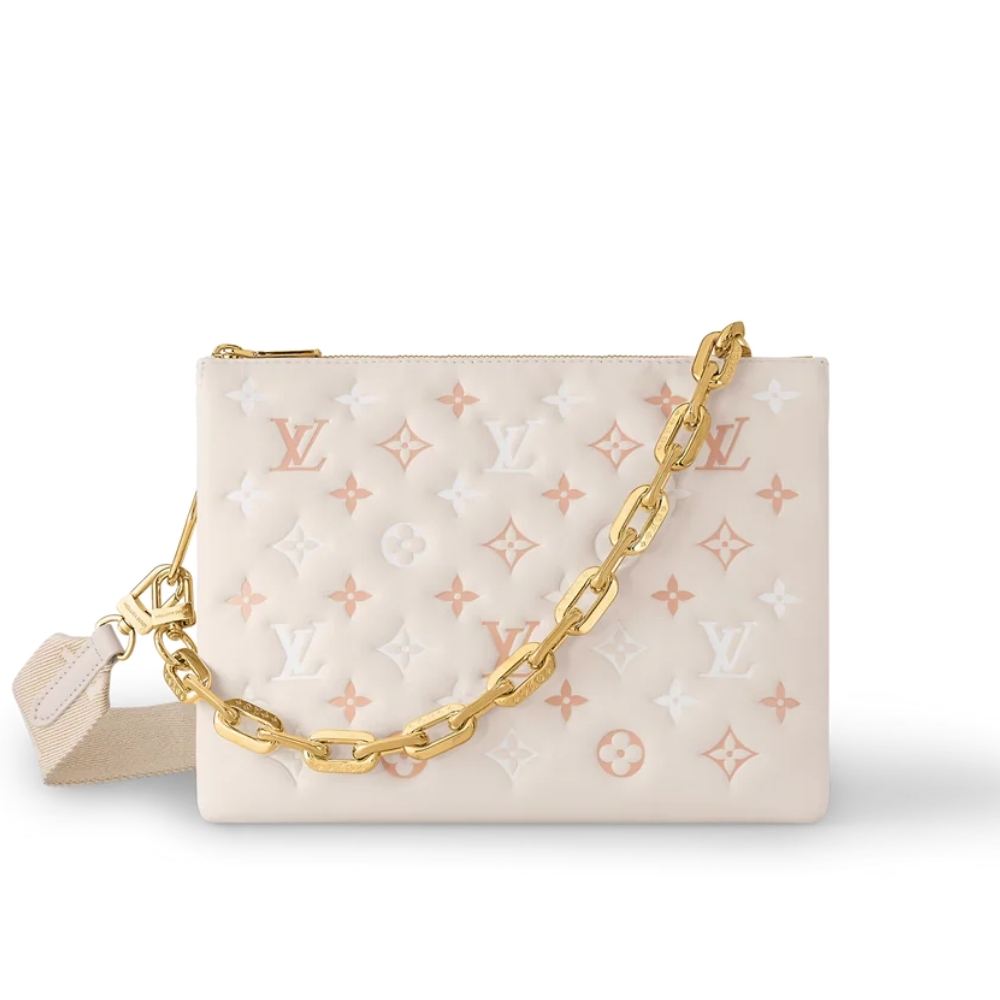 LOUIS VUITTON BOLSO COUSSIN PM CREAM 26CM M22398