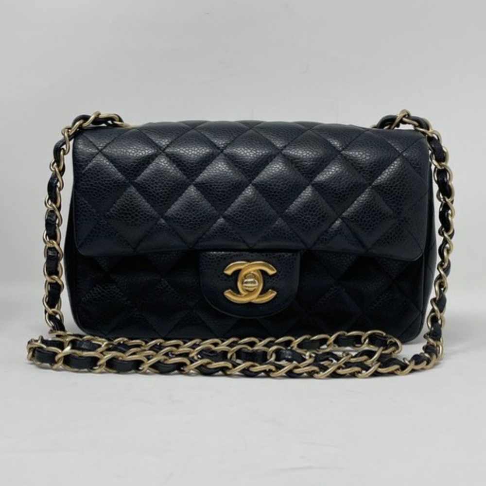 Alternative view of CHANEL MINI CLASSIC HANDGBAG GOLD TONE METAL BLACK 20CM A69900 Y04059 94305