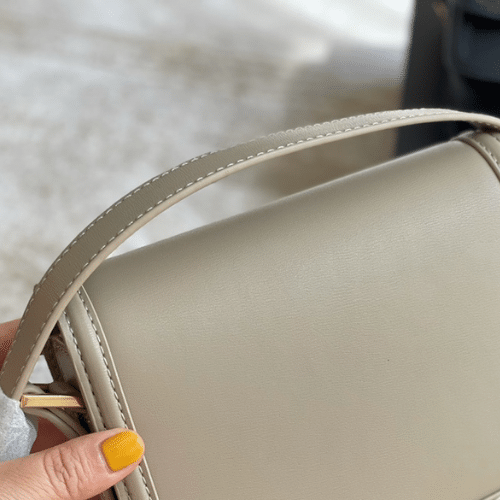 SAINT LAURENT SOLFERINO SMALL SATCHEL IN BOX SAINT LAURENT LEATHER BLANC VINTAGE - Image 5