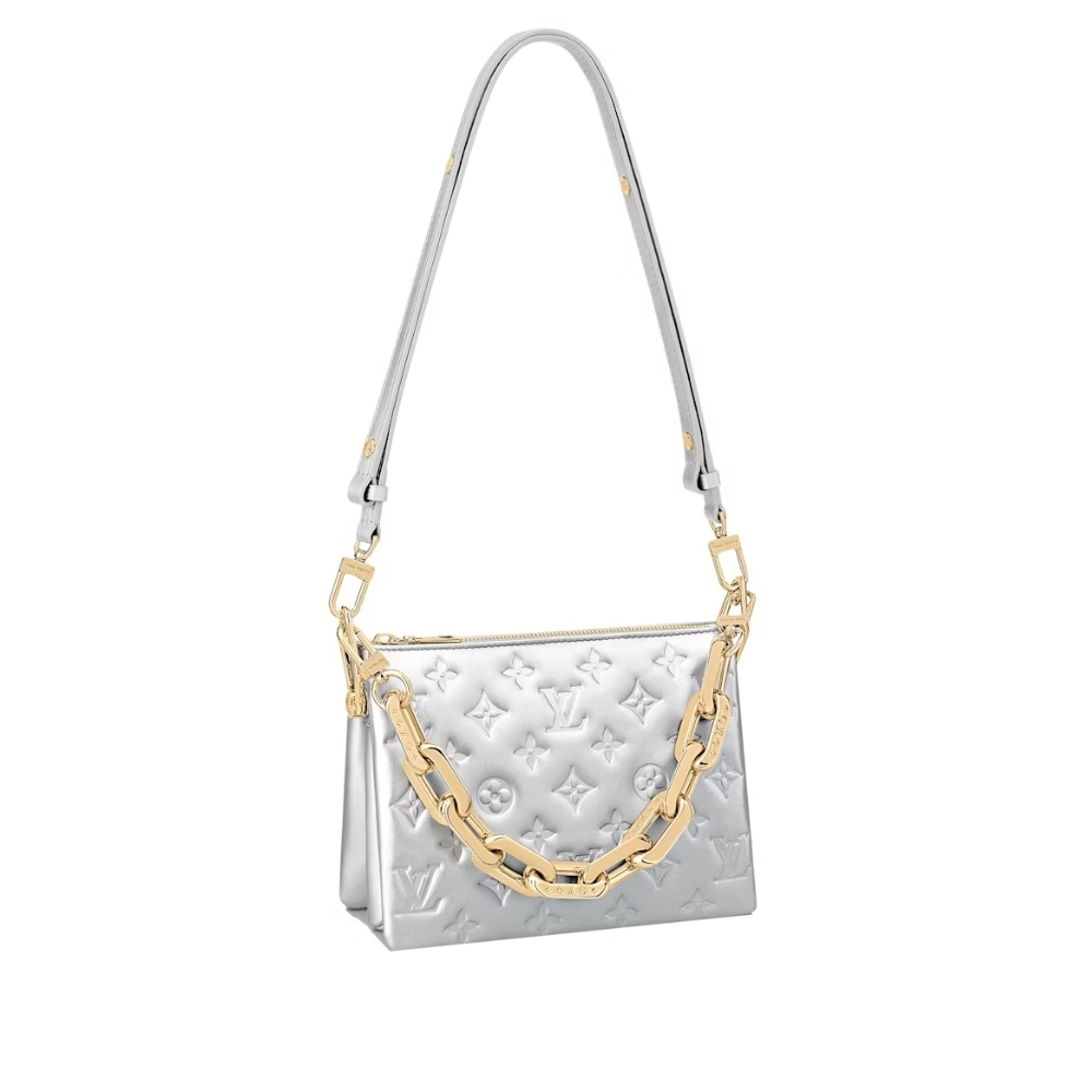 LOUIS VUITTON COUSSIN BB SILVER 21CM M20567