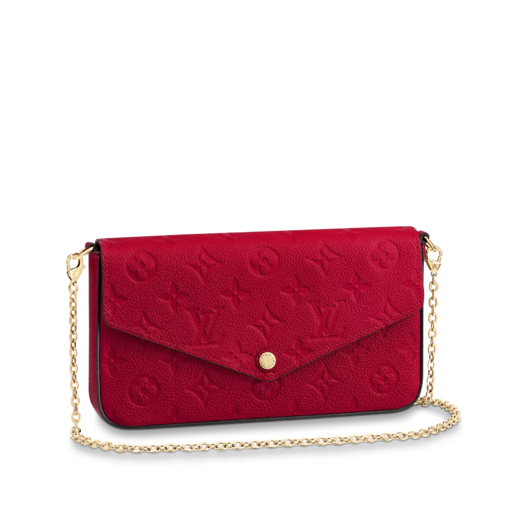 LOUIS VUITTON FLICIE POCHETTE RED 21CM M63700
