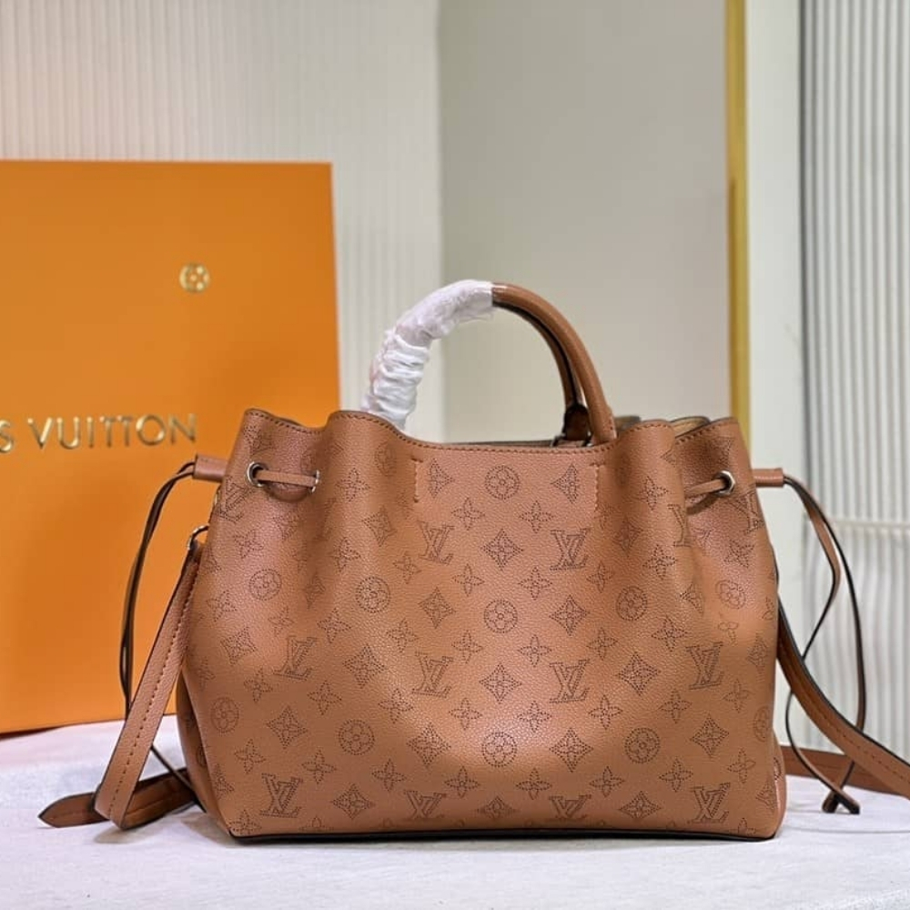 Louis Vuitton Bella Tote Mahina Arizona Brown 32Cm M59655 - Image 5