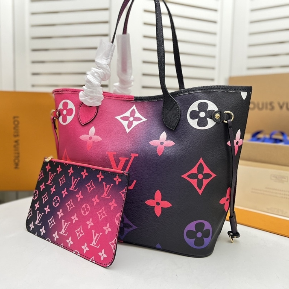 Alternative view of LOUIS VUITTON NEVERFULL MM MIDNIGHT FUCHIA 31CM M20511