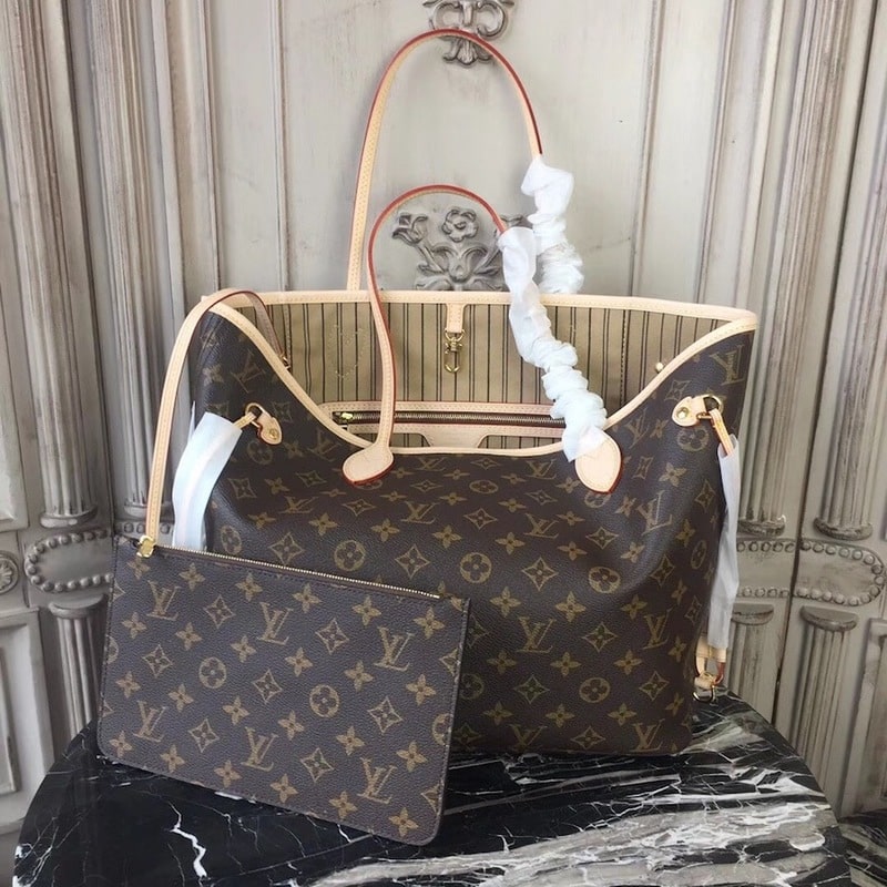 LOUIS VUITTON NEVERFULL MM MONOGRAM CANVAS 31CM M46975 - Image 3