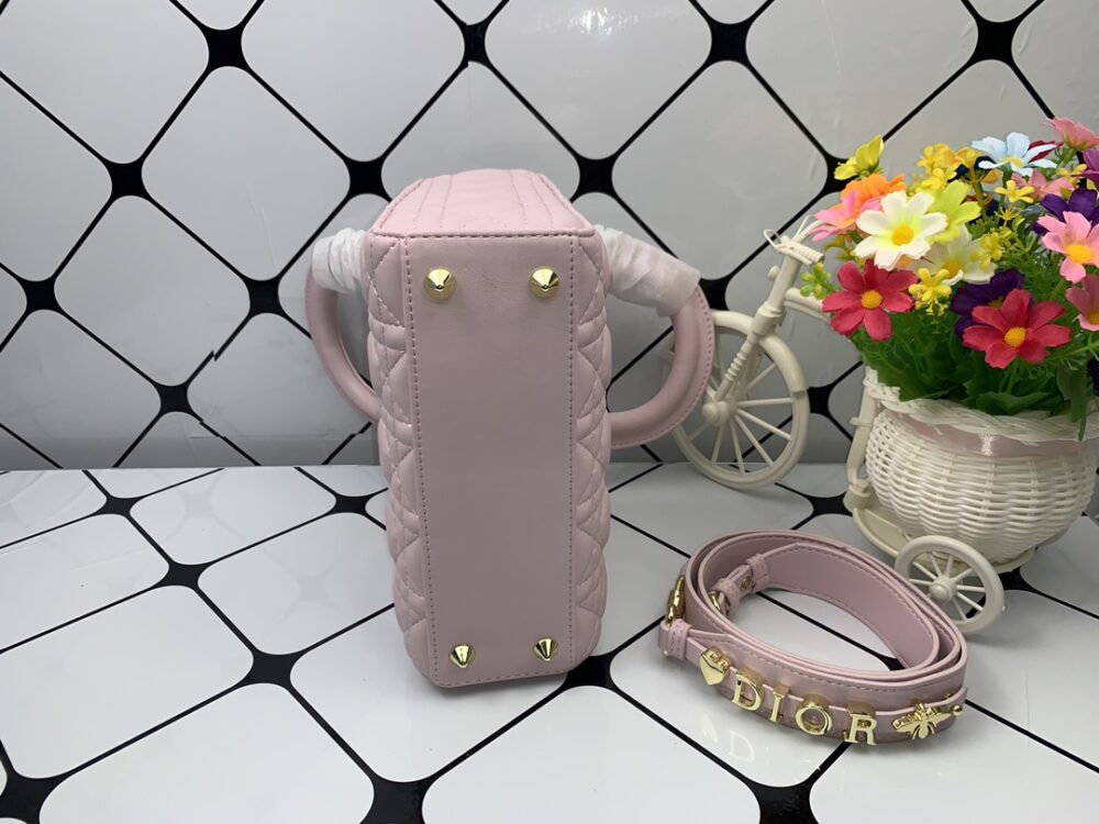 Alternative view of DIOR MEDIUM LADY BLUSH CANNAGE BAG PINK 20CM M0565ONGE_M50P