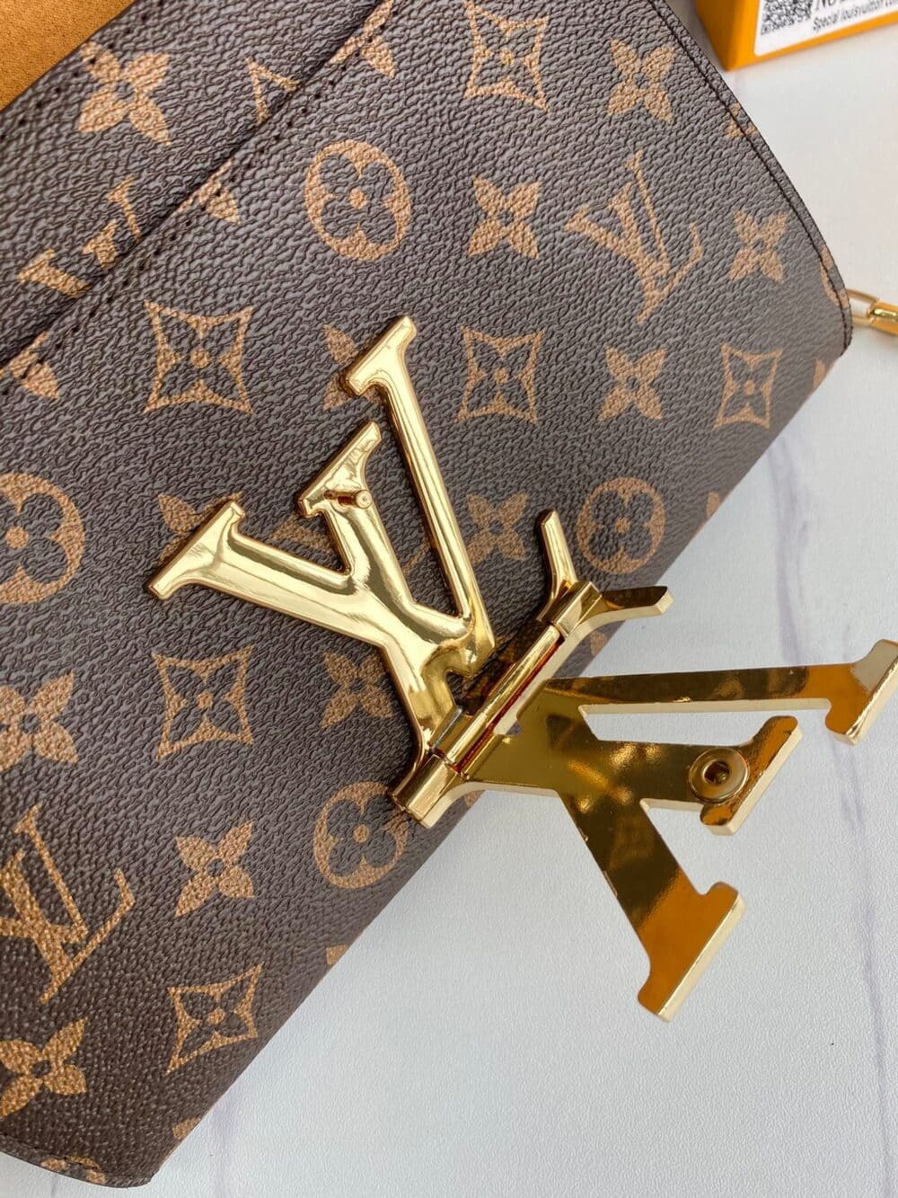 LOUIS VUITTON MONOGRAM MESSENGER 23CM BROWN WALLET - Image 5