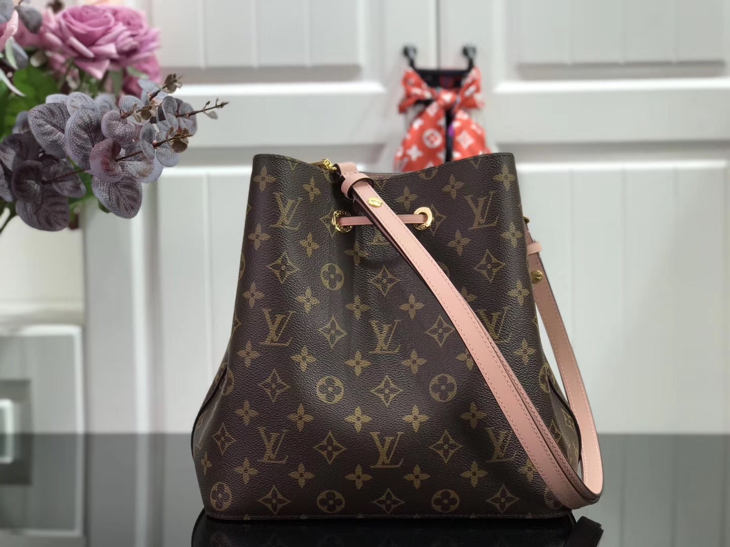 LOUIS VUITTON NÉONOÉ 26CM PINK M44022 - Image 7