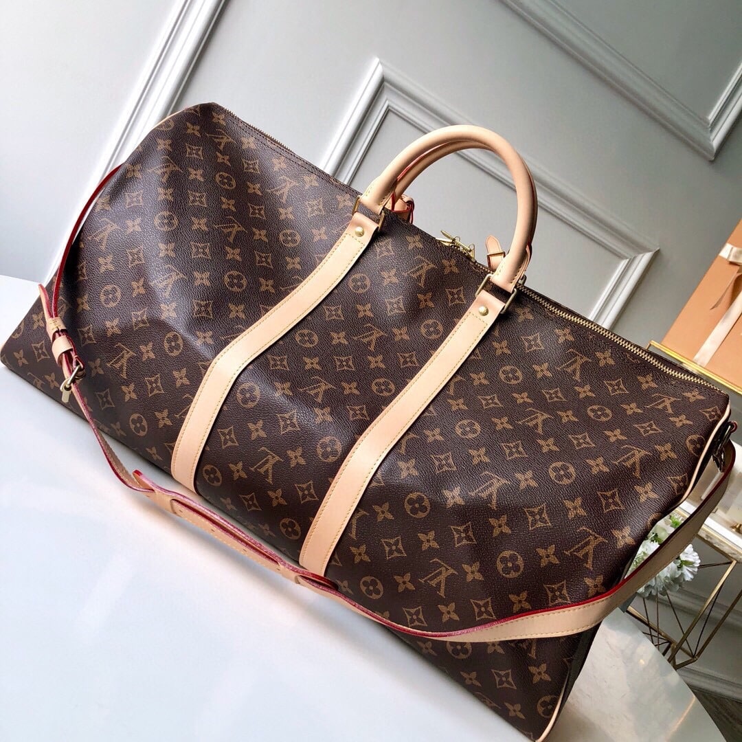 LOUIS VUITTON KEEPALL BANDOULIÈRE 55 MONOGRAM CANVAS 55CM M41414 - Image 4