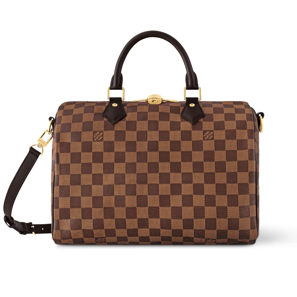 LOUIS VUITTON SPEEDY BANDOULIÈRE 30 DAMIER EBENE 30CM N40590