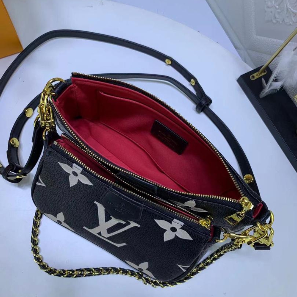 LOUIS VUITTON MULTI POCHETTE ACCESSOIRES BLACK 25CM M45777 - Image 7