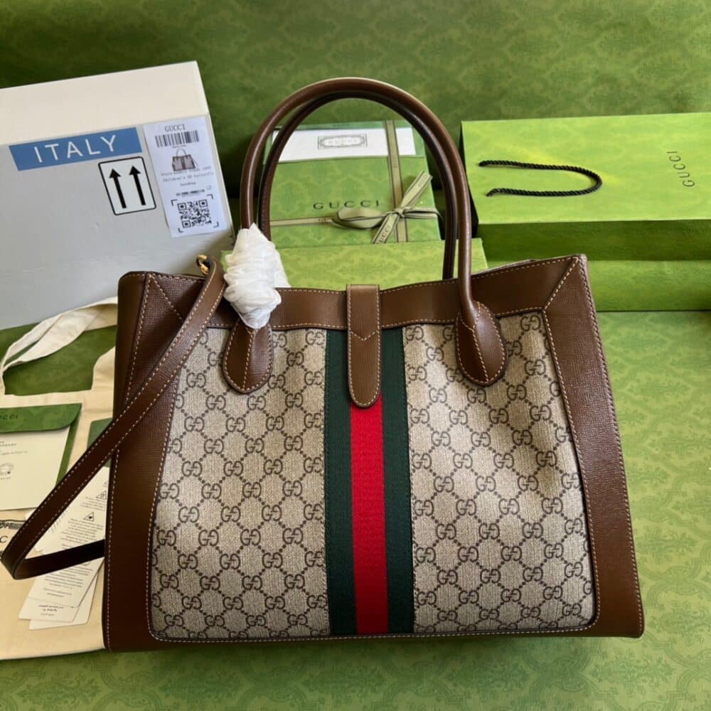 GUCCI JACKIE 1961 LARGE TOTE BAG 649015 HUHHG 8565 - Image 2