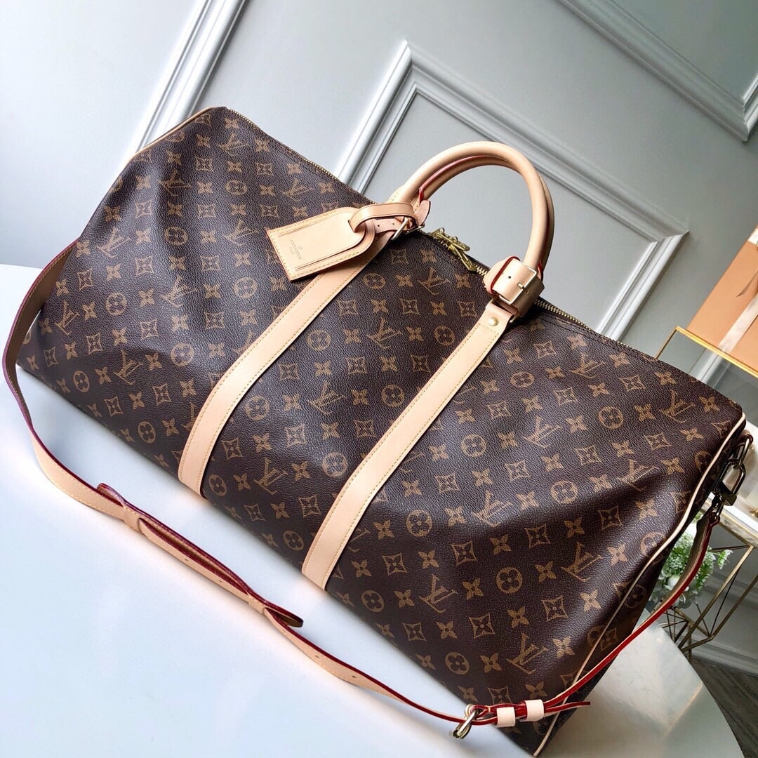 LOUIS VUITTON KEEPALL BANDOULIÈRE 55 MONOGRAM CANVAS 55CM M41414 - Image 2