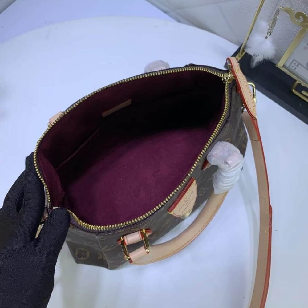 LOUIS VUITTON RIVOLI PM MONOGRAM COATED CANVAS BROWN 30CM M44543 - Image 8