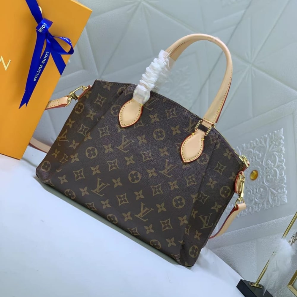 LOUIS VUITTON RIVOLI PM MONOGRAM COATED CANVAS BROWN 30CM M44543 - Image 4