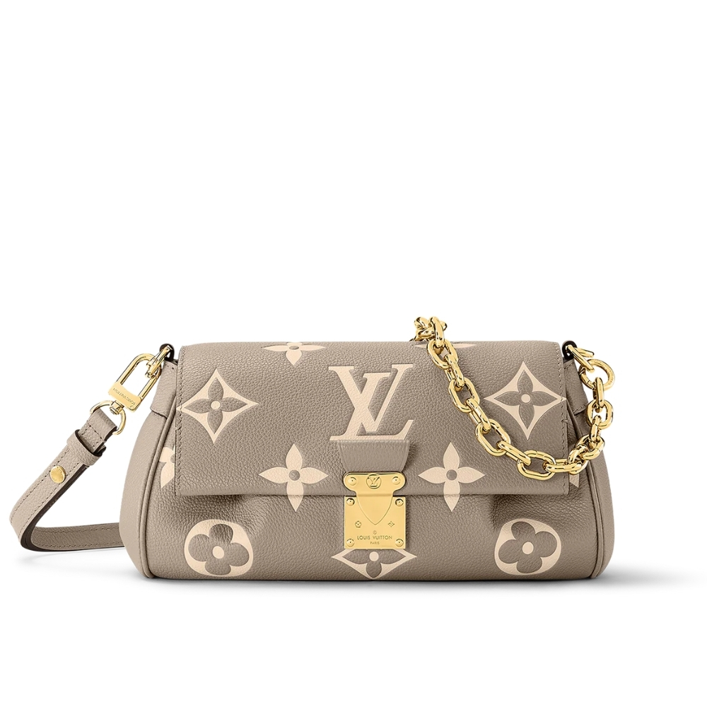 LOUIS VUITTON FAVORITE BICOLOR MONOGRAM BEIGE 24CM M45836