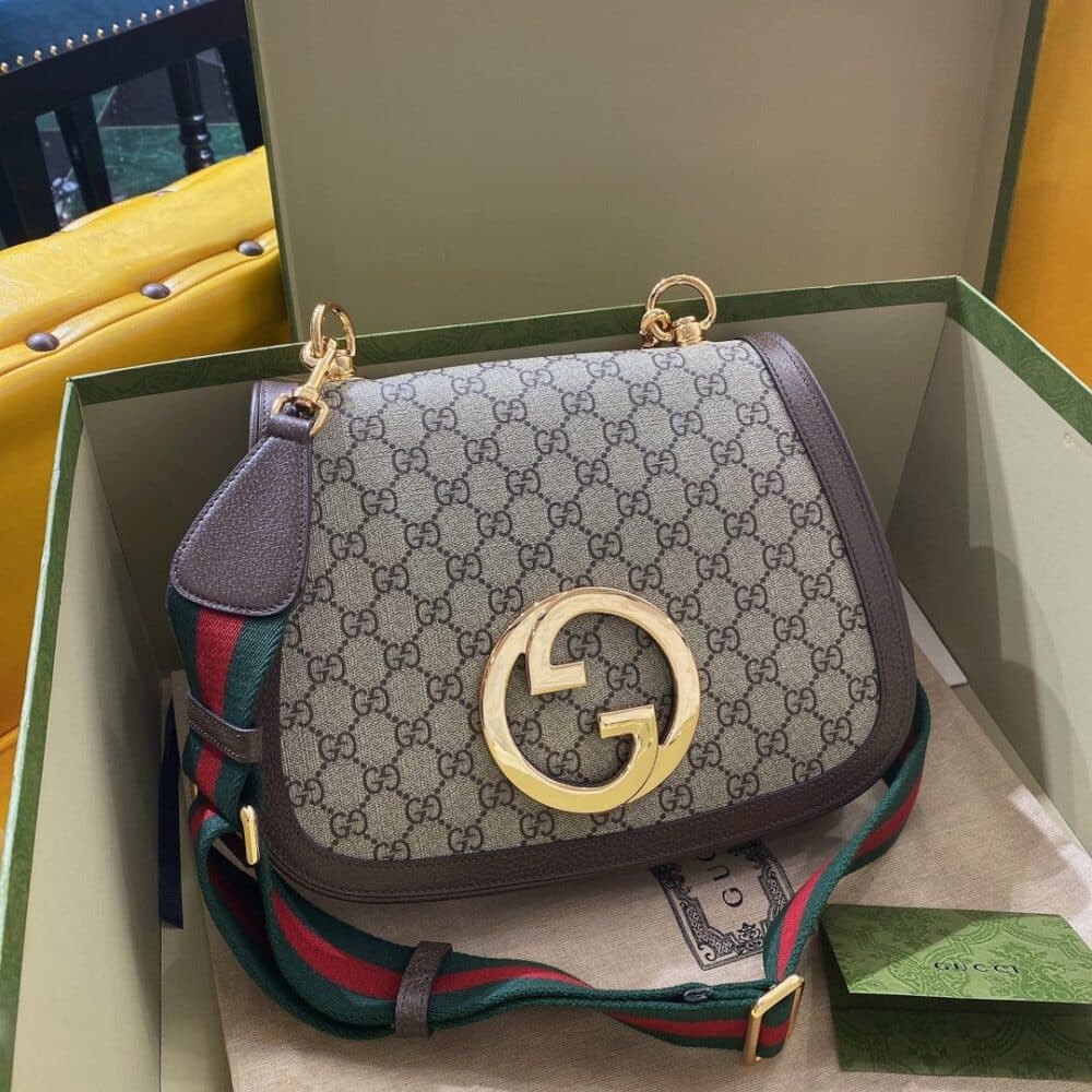 GUCCI BLONDIE MEDIUM SHOULDER BAG 699210 96IWG 8745 - Image 7