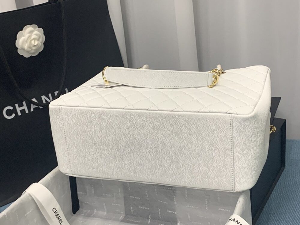 CHANEL BOLSA GRAND TOTE WHITE 33CM - Image 6