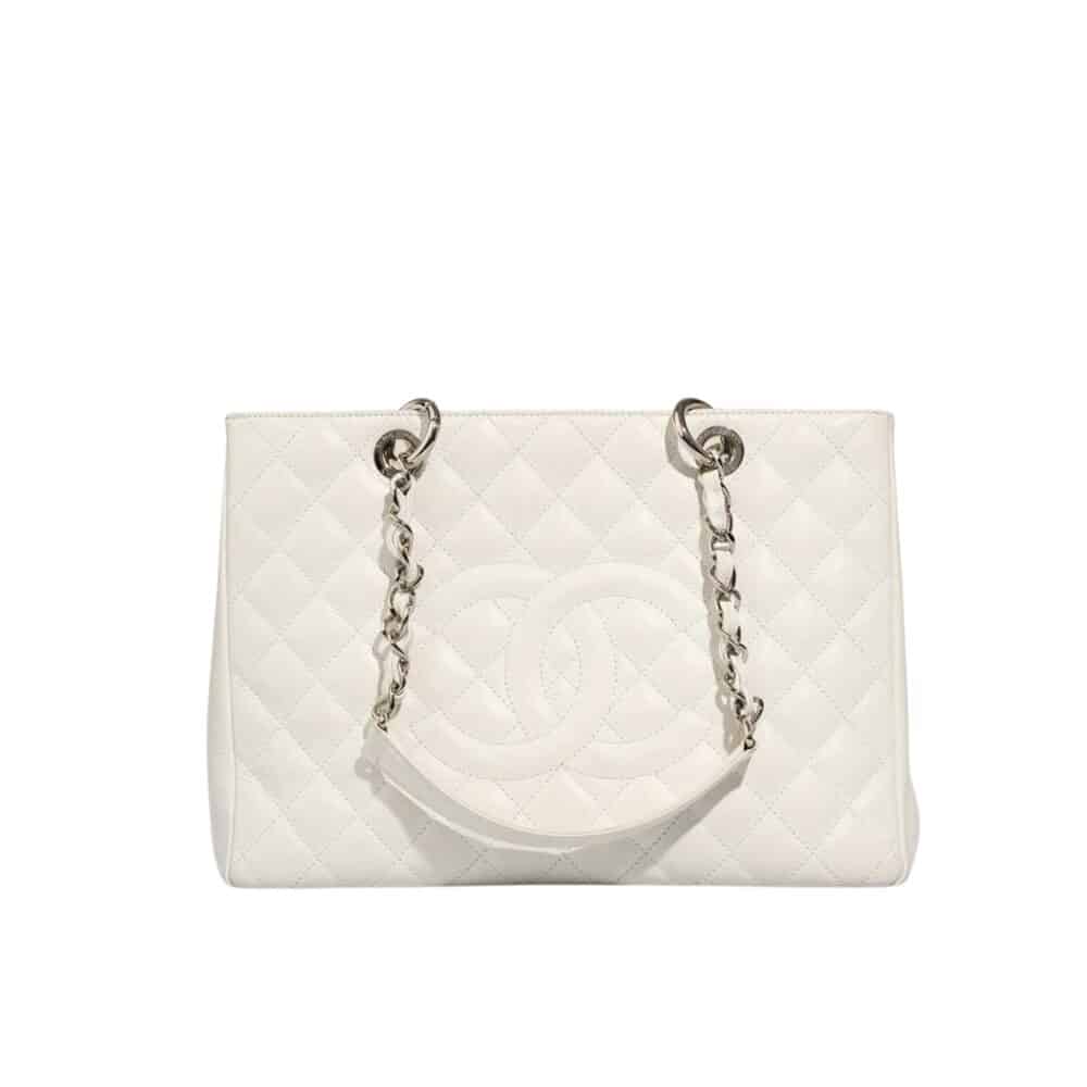 CHANEL BOLSA GRAND TOTE WHITE 33CM