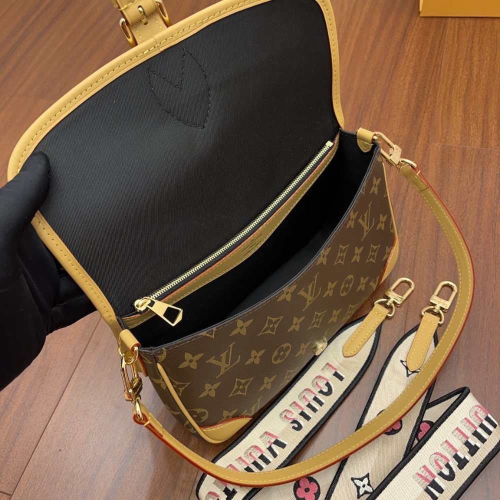 LOUIS VUITTON DIANE MONOGRAM CANVAS BLACK 24CM M45985 - Image 7