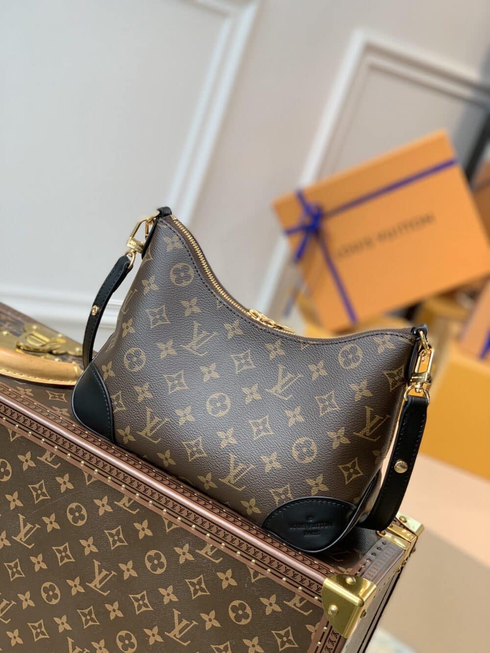 LOUIS VUITTON BOULOGNE BLACK 29CM M45831 - Image 3