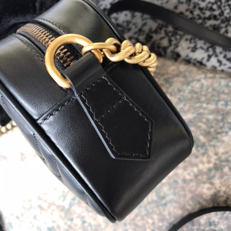 GUCCI MARMONT SMALL MATELASSE SHOULDER BAG 447632 DTD1T 1000 - Image 8