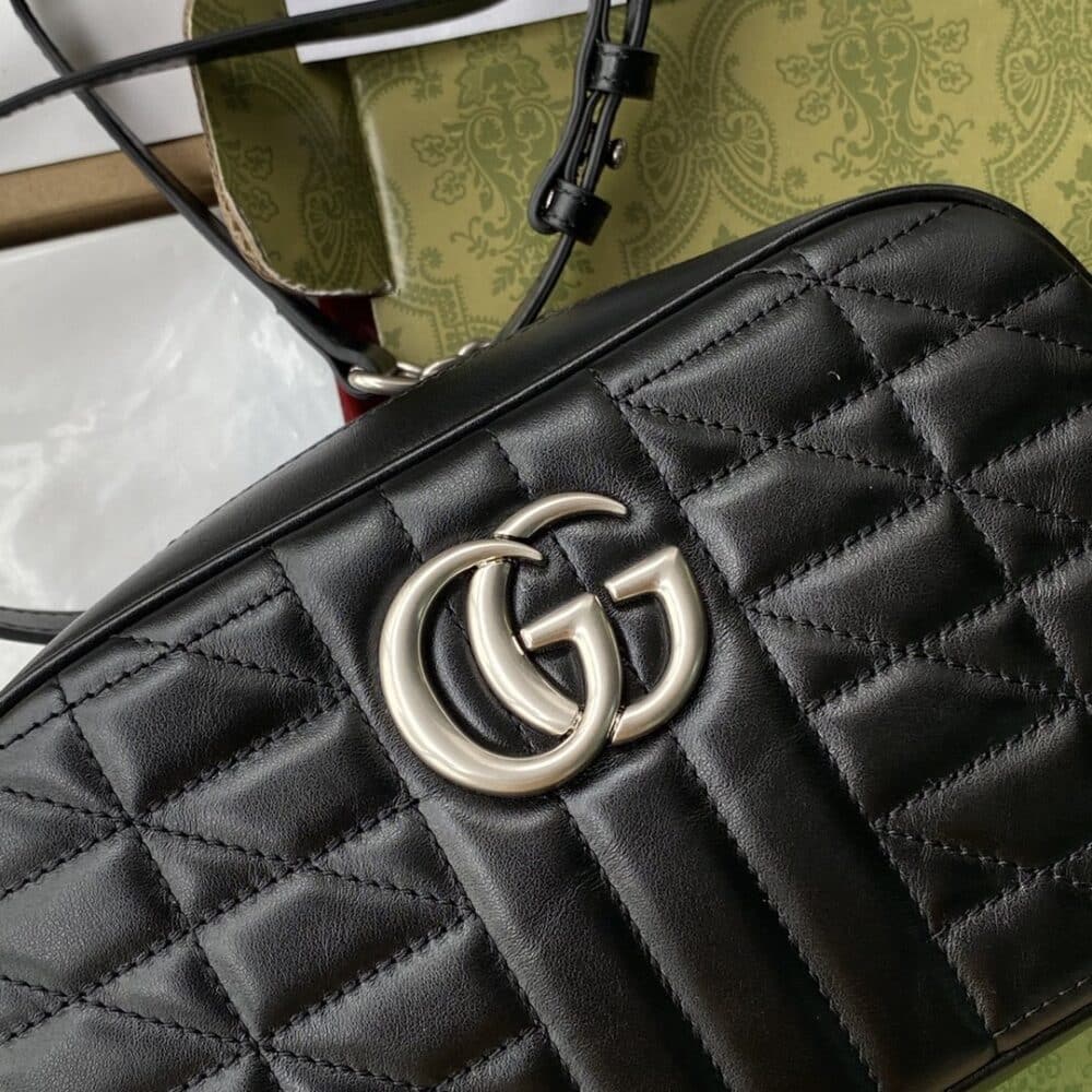 GUCCI Marmont small shoulder bag 447632 UM8BN 1000 - Image 5