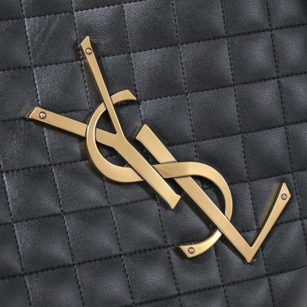 SAINT LAURENT ICARE MAXI SHOPPING BAG IN QUILTED BLACK 58CM 698651AAANG1000 - Image 4