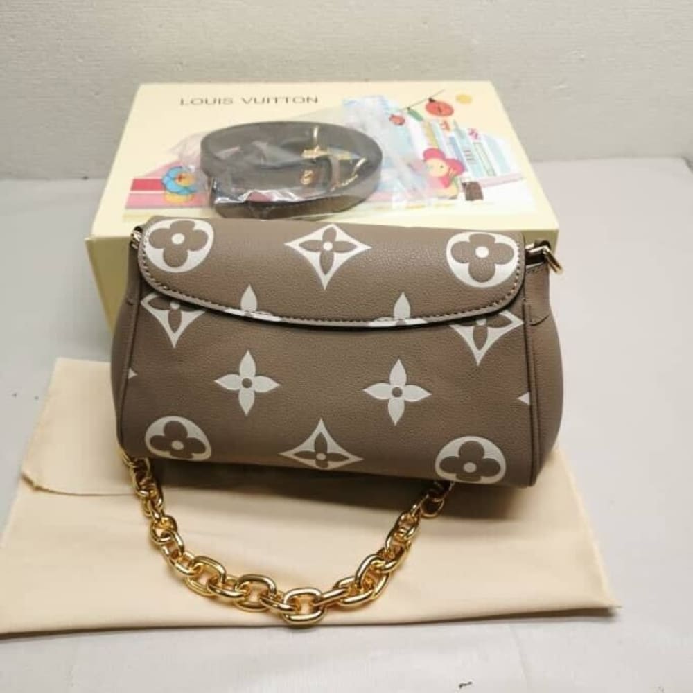LOUIS VUITTON FAVORITE BICOLOR MONOGRAM BEIGE 24CM M45836 - Image 3
