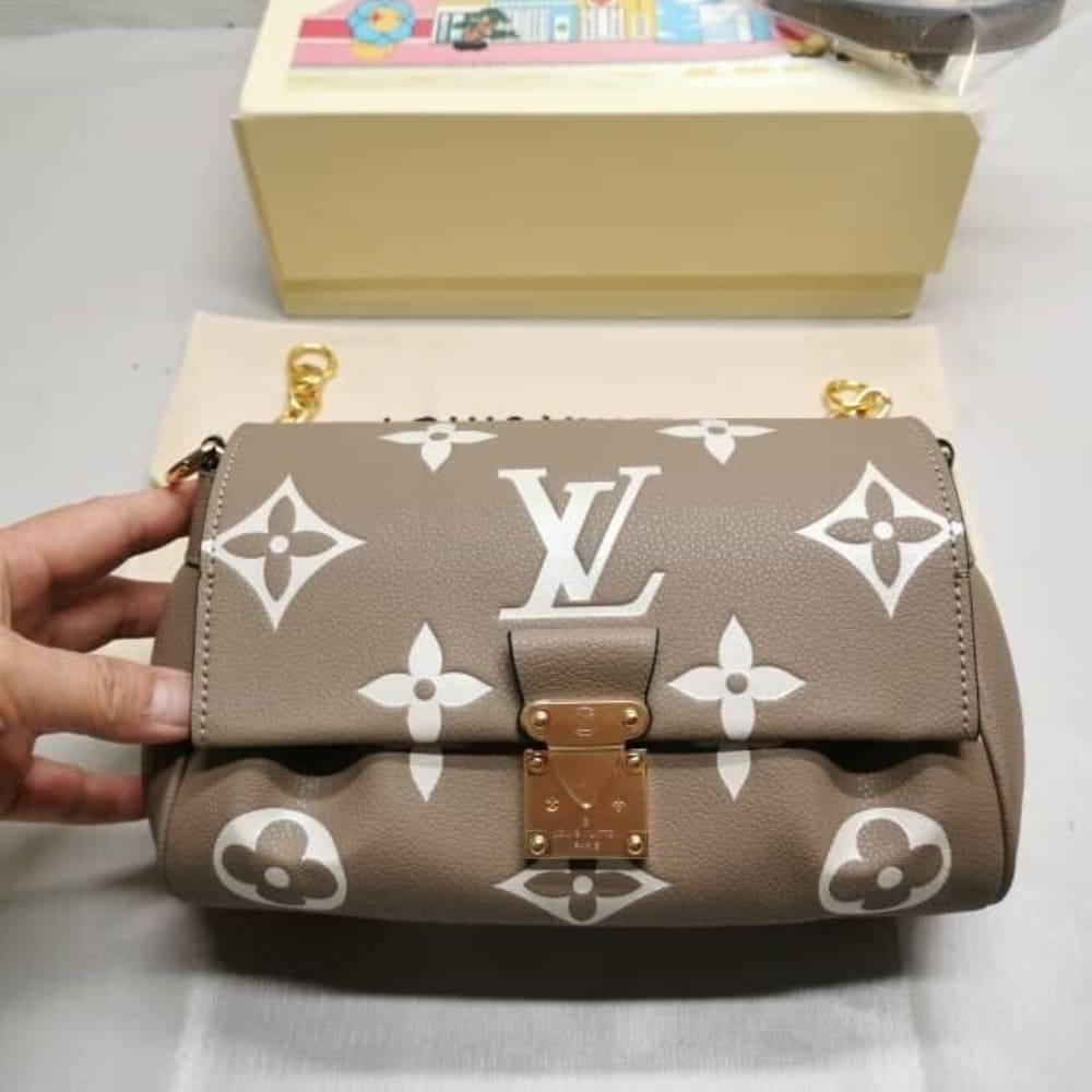 LOUIS VUITTON FAVORITE BICOLOR MONOGRAM BEIGE 24CM M45836 - Image 4