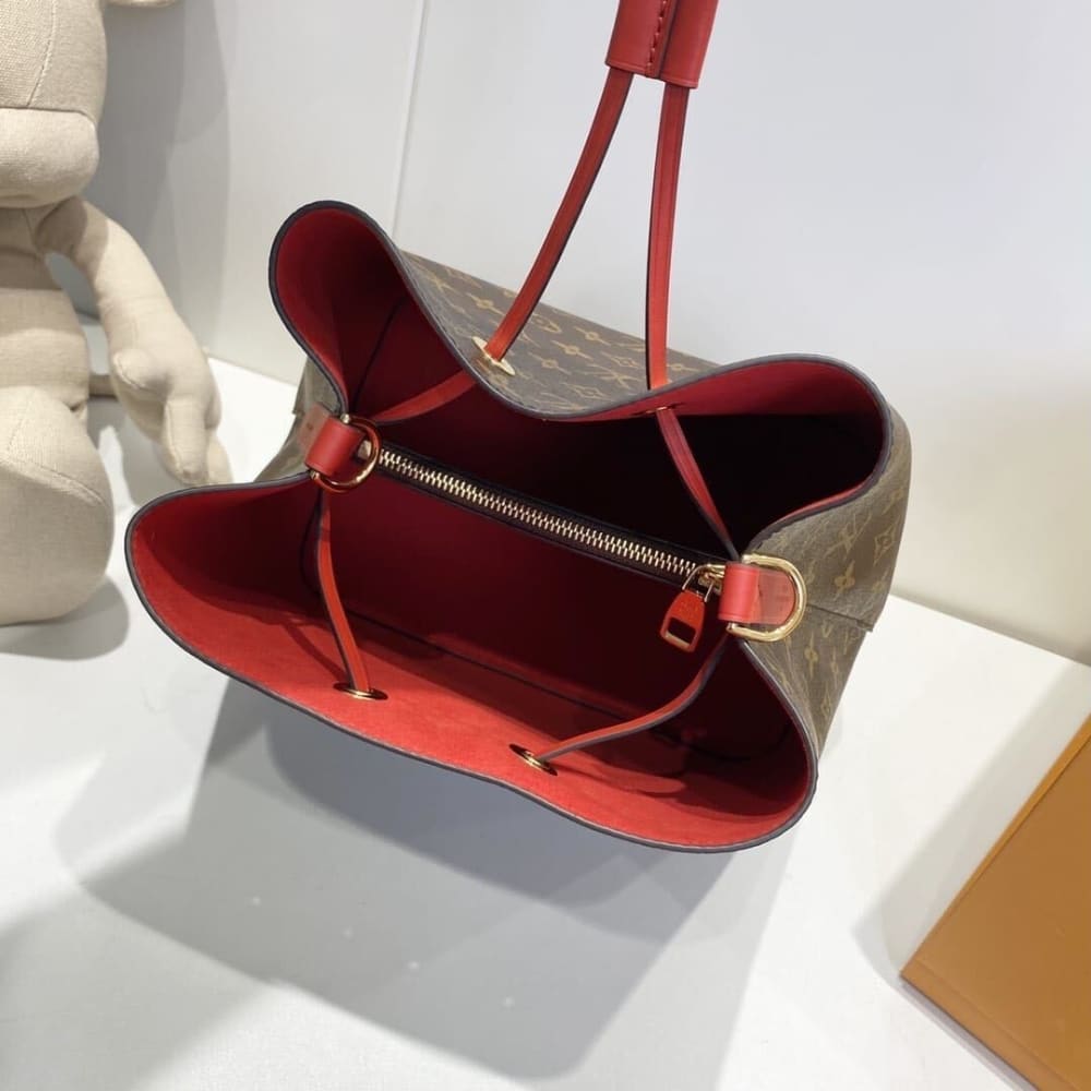 LOUIS VUITTON NÉONOÉ MM BAG RED 26CM M44021 - Image 5