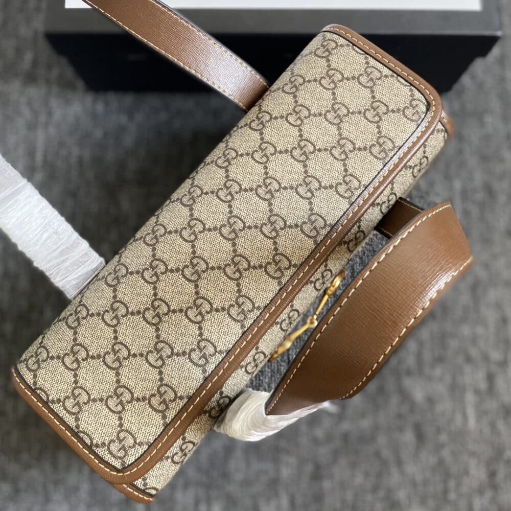 GUCCI HORSEBIT 1955 MINI TOP HANDLE BAG 27.5CM 645453 92TCG 8563 - Image 8