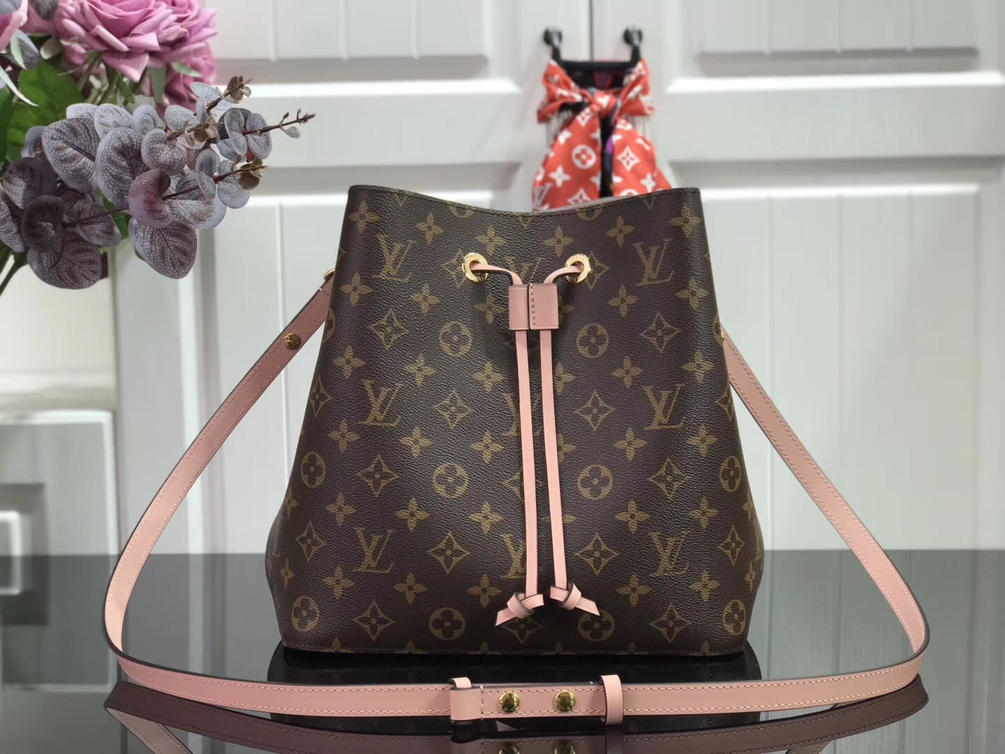 LOUIS VUITTON NÉONOÉ 26CM PINK M44022 - Image 2