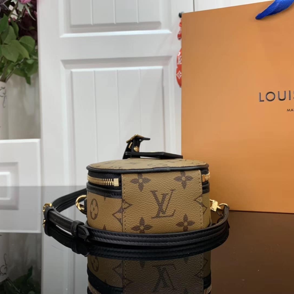 LOUIS VUITTON MINI BOITE CHAPEAU MONOGRAM REVERSE 13CM M68276 - Image 3