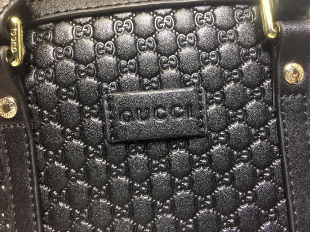 GUCCI GG DOME SATCHEL SHOULDER BAG BLACK 24CM 449654 BMJ1G 1000 - Image 5