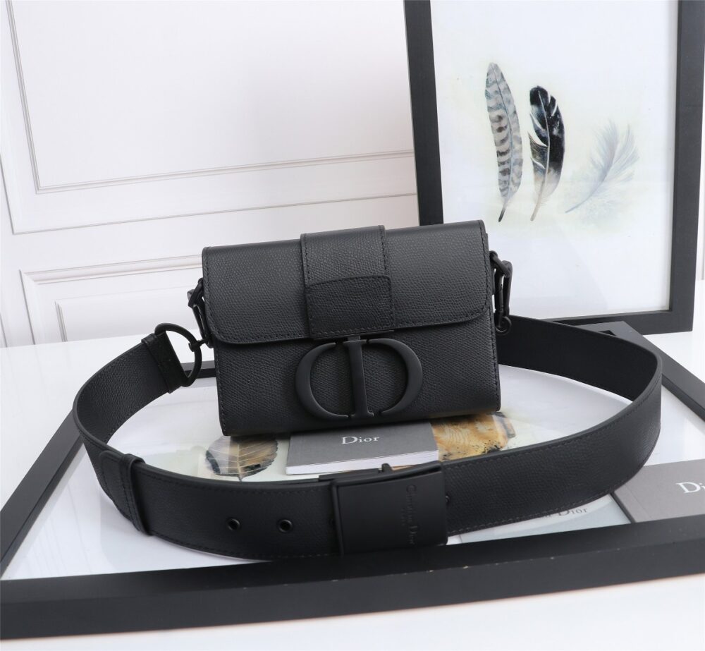 Alternative view of DIOR 30 MONTAIGNE MINI BAG BLACK 19CM