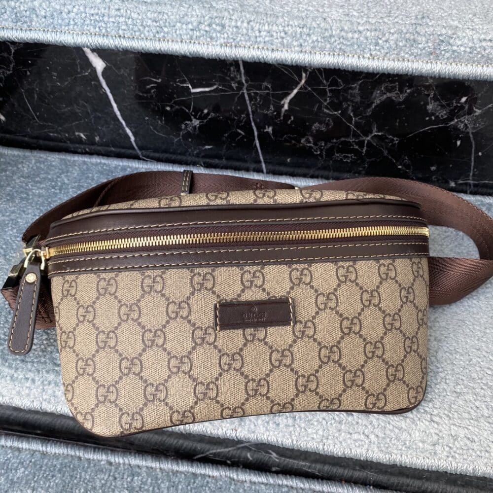 GUCCI GG SUPREME CANVAS BELT BAG 18CM 233269 FCIGX 8588 - Image 7