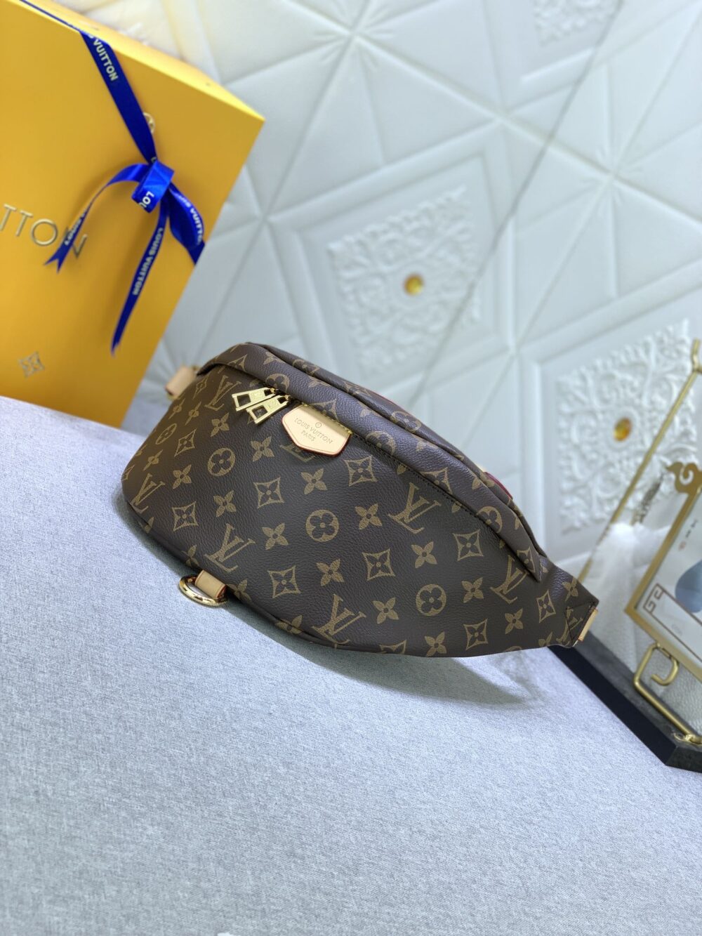 LOUIS VUITTON MONOGRAM BUMBAG BROWN 37CM M43644 - Image 4