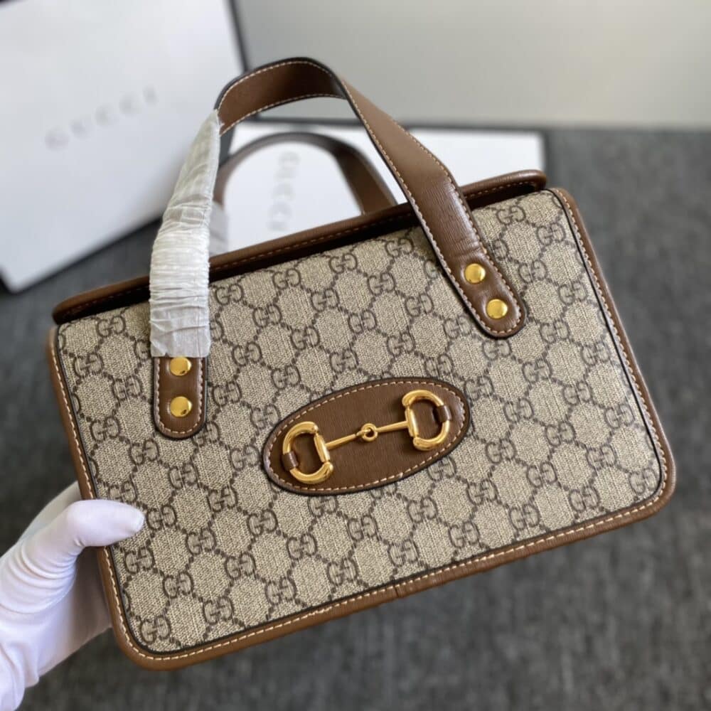 GUCCI HORSEBIT 1955 MINI TOP HANDLE BAG 27.5CM 645453 92TCG 8563 - Image 7