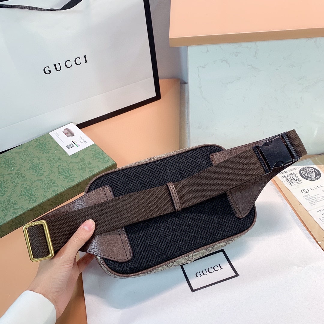 GUCCI GG OPHIDIA BELT BROWN BAG 24CM 574796 97SIT 8747 - Image 4