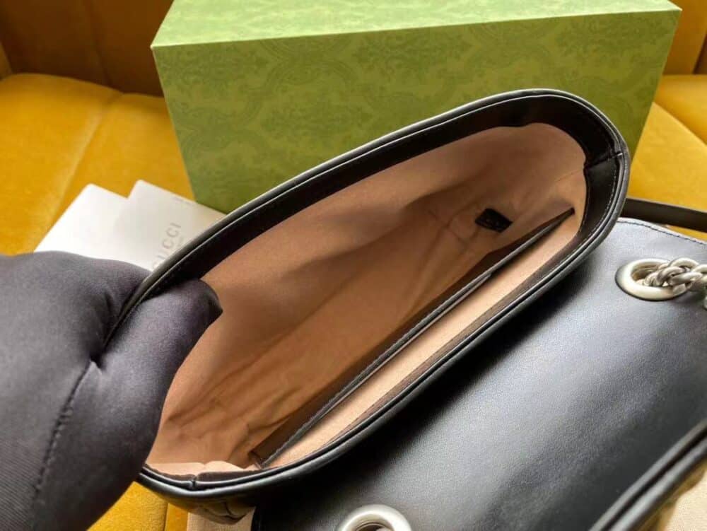 GUCCI MARMONT MINI SHOULDER BAG 446744 UM8AN 1000 - Image 12