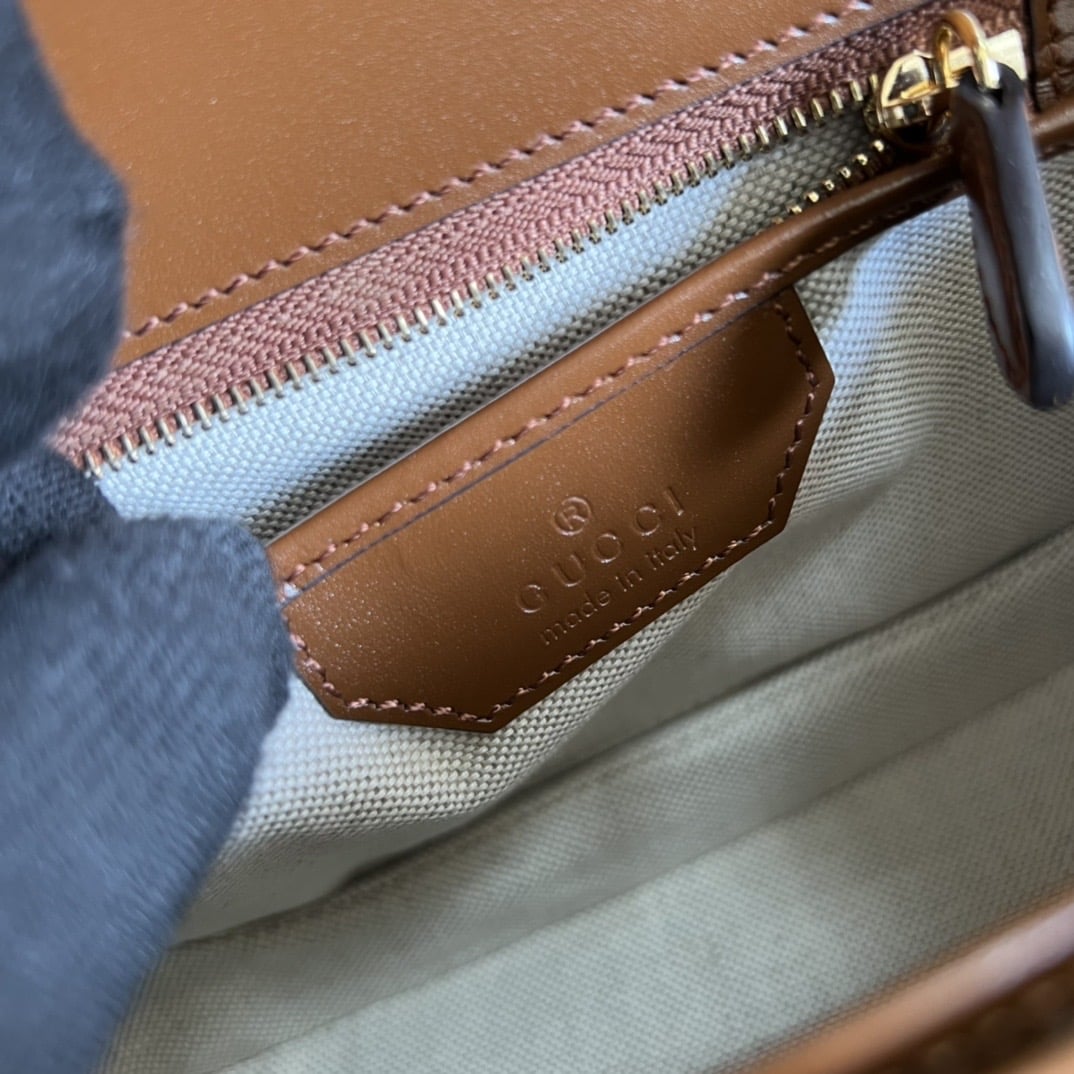 Gucci Bamboo 1947 small top handle bag 675797 10ODT 2579 - Image 8