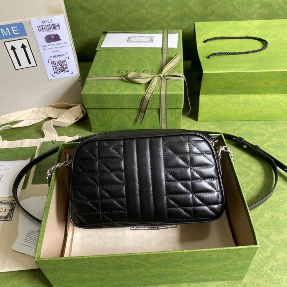 GUCCI Marmont small shoulder bag 447632 UM8BN 1000 - Image 3